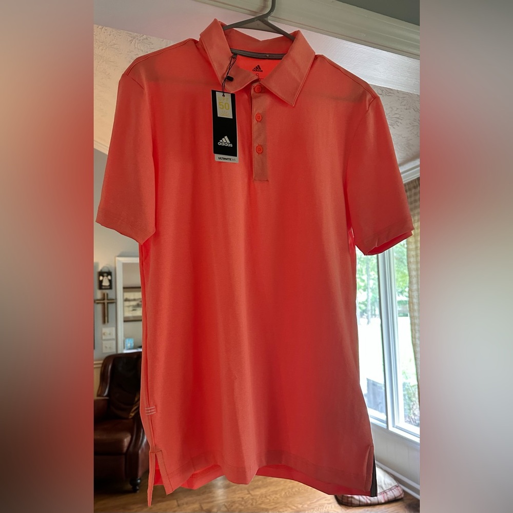 New With Tags Men’s Adidas Golf Shirt Size Small.